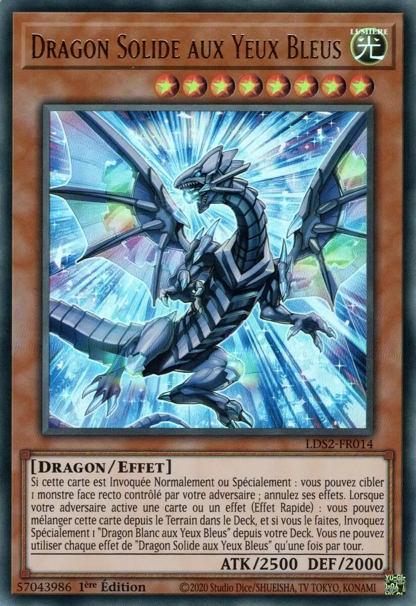 Duellistes Légendaires : Saison 2 LDS2 - Dragon Solide aux Yeux Bleus