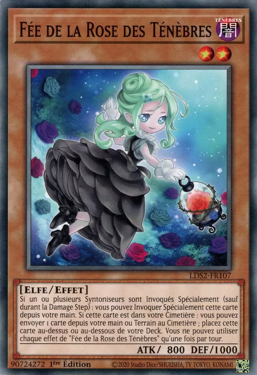 Duellistes Légendaires : Saison 2 LDS2 - Fée de la Rose des Ténèbres