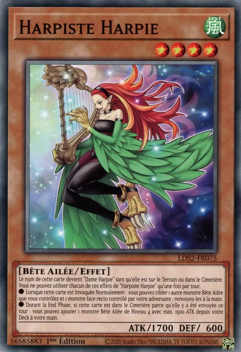 Duellistes Légendaires : Saison 2 LDS2 - Harpiste Harpie