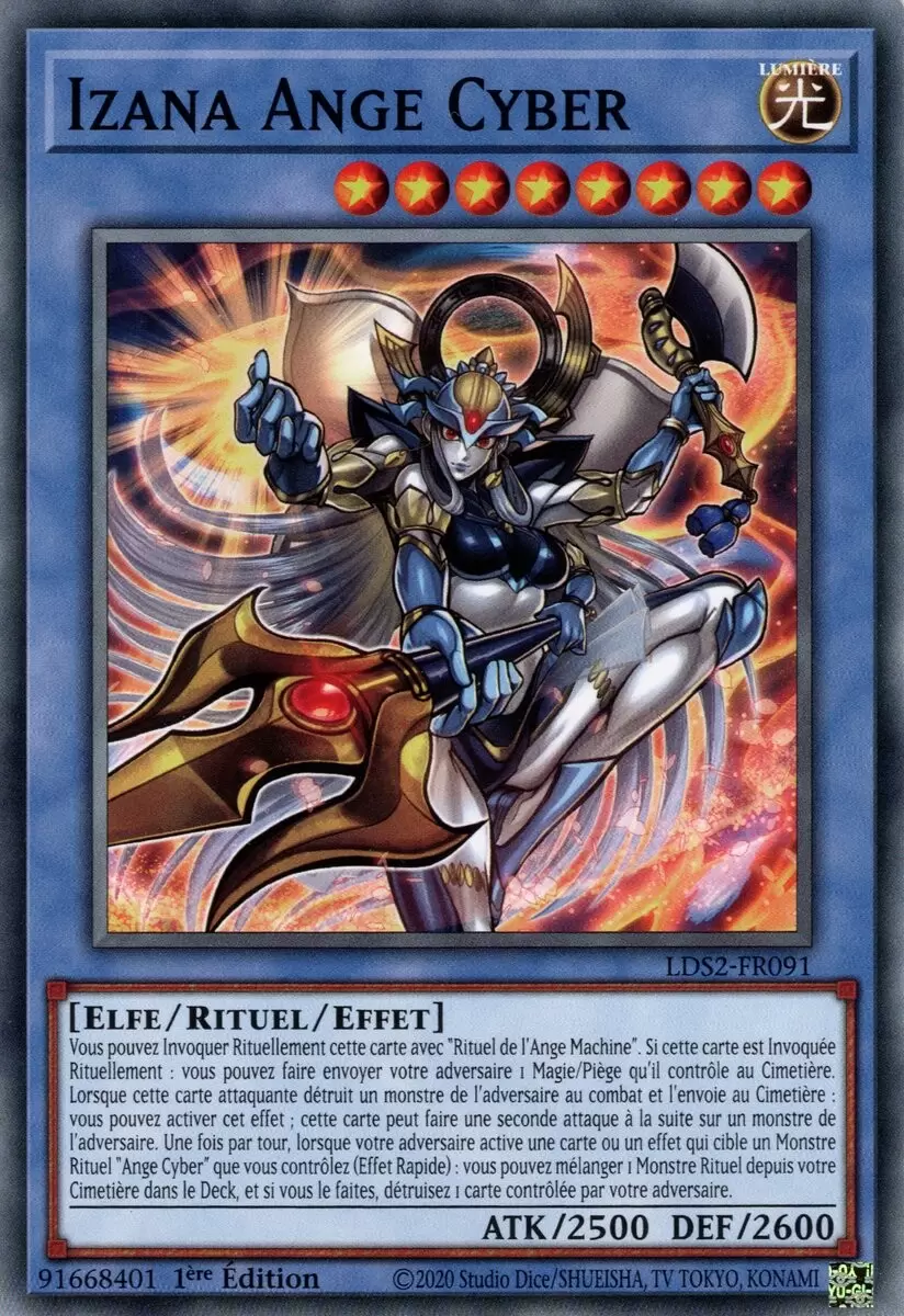 Duellistes Légendaires : Saison 2 LDS2 - Izana Ange Cyber