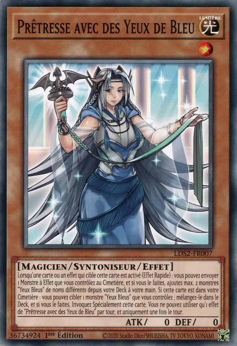 Duellistes Légendaires : Saison 2 LDS2 - Prêtresse avec des Yeux de Bleu