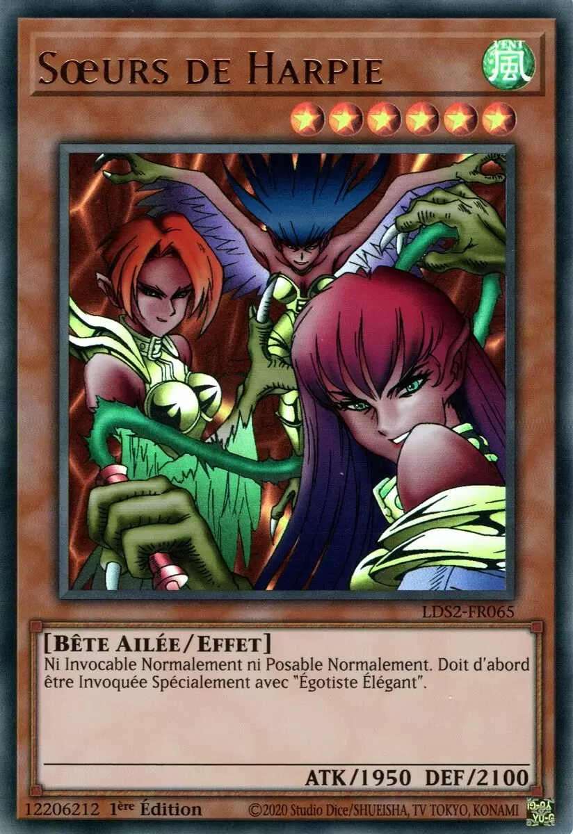 Duellistes Légendaires : Saison 2 LDS2 - Sœurs de Harpie