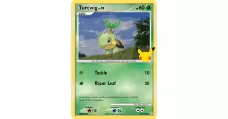 Turtwig Diamond & Pearl Pokemon Card