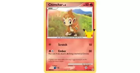 Pokémon TCG Chimchar 76/130 Jumbo First Partner Black Star Promo NM/M 