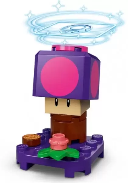 LEGO Super Mario Character Pack - Poison Mushroom, Super Mario, Series 2 (Character Only)