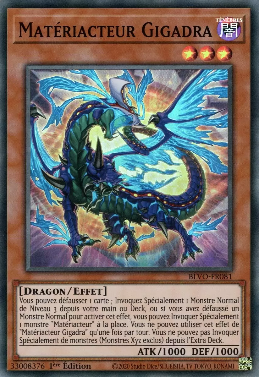 Vortex Embrasé BLVO - Matériacteur Gigadra