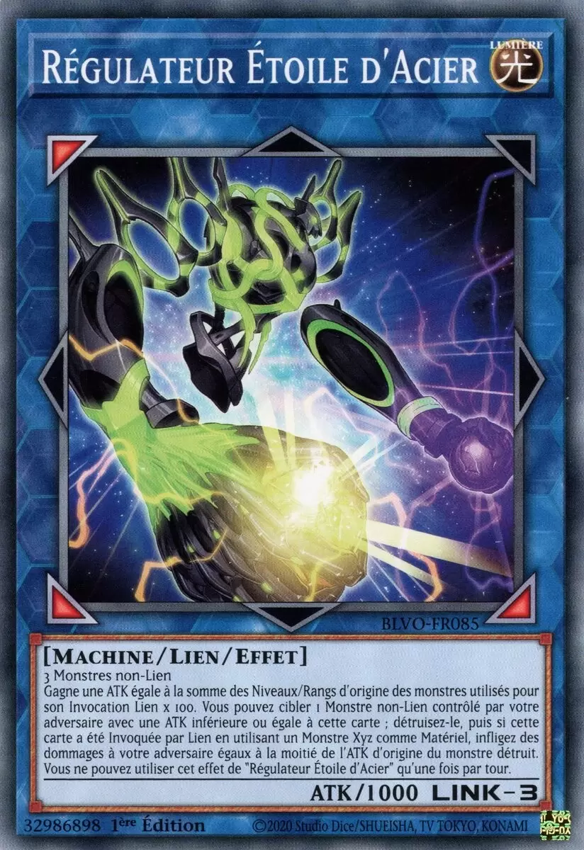 Vortex Embrasé BLVO - Régulateur Étoile d\'Acier