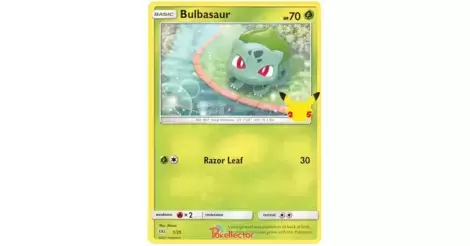 2021 Pokémon Bulbasaur Promo Holographic Card