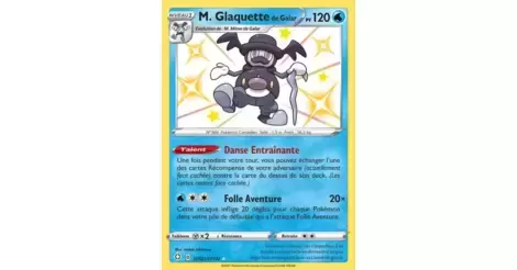 Glaquette de Galar 039/189 EB3 Rare Ténèbres Embrasées NEUF FR Carte Pokémon M