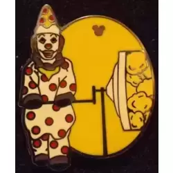 2012 Hidden Mickey Series - Popcorn Turners - Polka Dot Clown