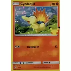 Cyndaquil Holo - McDonald's Collection 2021 Pokémon card 10/25