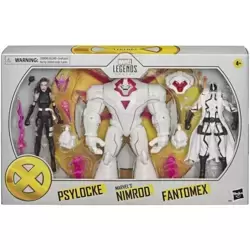 Psyloke, Nimrod and Fantomex 3 Pack