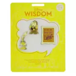 Disney Wisdom Pin Set - Beauty and the Beast