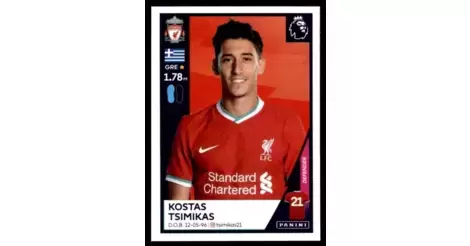 Kostas Tsimikas Liverpool Premier League 2021 Sticker 358