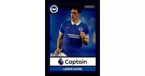 Panini Fútbol 2020-Lewis Dunk 135 Brighton & Hove Albion - Capitán no