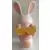 Lapin avec les lunettes coeur
