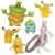 Pokémon Action Figures - Detective Pikachu - Pikachu, Psyduck, Ludicolo, Bulbasaur & Mewtwo 5 Pack