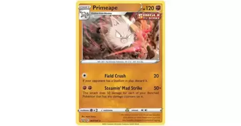 Pokemon Card Battle Styles 067/163 67/163 Primeape Rare 