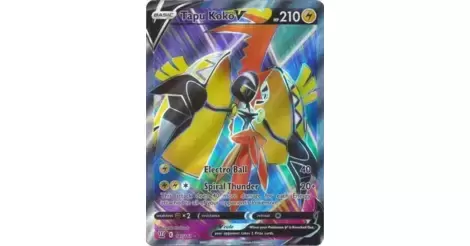 Tapu Koko V Battle Styles Pokemon Card