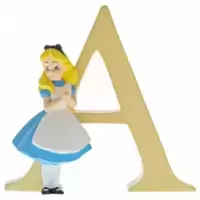 Letter A - Alice in Wonderland
