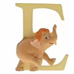 Letter E - Baby Elephant