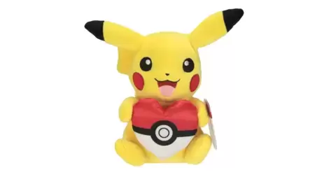 Pikachu hotsell heart plush