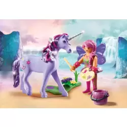 Celebration Fairy with unicorn