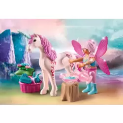 Caretaker Fairy with unicorn