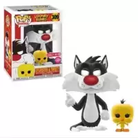 Looney Tunes - Sylvester and Tweety Flocked