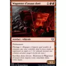 Wagonnet d'assaut doré