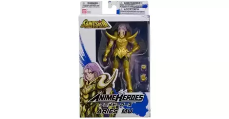 Bandai Anime Heroes Saint Seiya Knights of the Zodiac Aries Mu Action  Figure NEW