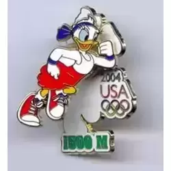 Decathlon Series Pin Pursuit - USA Olympic Daisy Duck 1500M