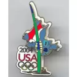 Decathlon Series Pin Pursuit - USA Olympic Stitch Javelin