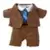 Brown Tweed Suit Set