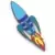 DisneyQuest - Teal Blue Rocket