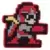 Mega Man Plush - Jakks - Retro Proto Man