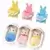 Sylvanian Families (Europe) - Les triplés lapin chocolat et accessoires puériculture