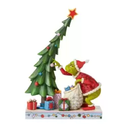 Grinch Un-decorating Tree