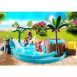 Playmobil 70439 Family Fun - Beach hotel : Vacanciers et