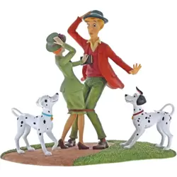 Jim Shore Disney Traditions Lucky Christmas 101 Dalmatians (6010877)