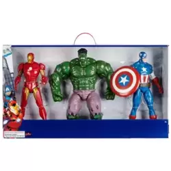 Iron Man, Hulk & Captain America