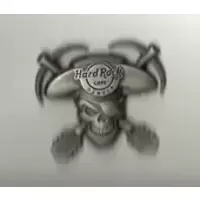 3D Miner Pirate Skull