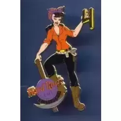 4th Anniversary - Girl Miner w/ Pick Axe & Gold 4