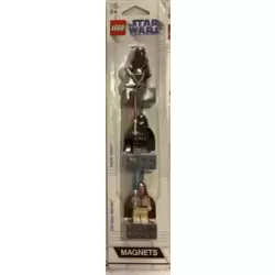 LEGO Star Wars Magnet Set: Chewbacca, Vader and Obi-Wan