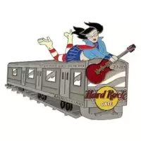 2nd - Girl Riding on Train