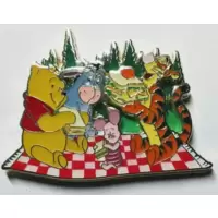 Winnie the Pooh, Eeyore, Tigger and Piglet Picnic