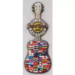 All Is One Flag Guitar