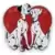 101 Dalmatians 60th Anniversary - Pongo and Perdita in Red Heart