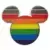 Rainbow Disney Collection - Mickey Mouse Icon - Intersectional Flag