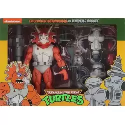 TMNT - Triceraton Infantryman & Roadkill Rodney